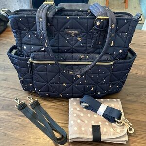 Twelve Little Carry Love Tote 3.0 in Midnight Print